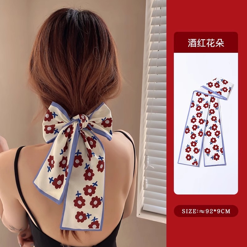 Dulce cabello roto, cinta, cuerda para el cabello, pañuelo de seda para el cabello atado de hadas francesas, lazo de alta calidad, cabello trenzado, una pieza, cuerda para el cabello, accesorios para el cabello