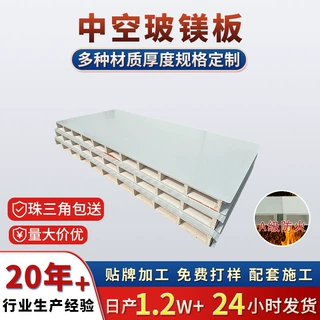 定制中空玻镁净化板防火承重吊顶机制板洁净室工程专用彩钢夹芯板