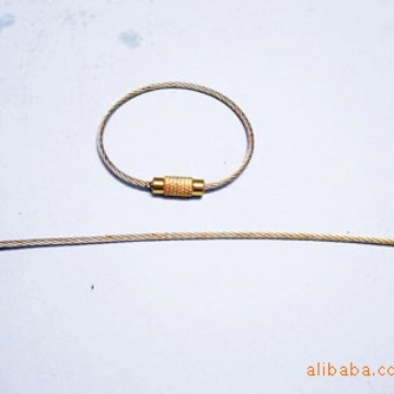 厂家供应钢丝圈 钥匙扣 钢丝扣 行李牌扣