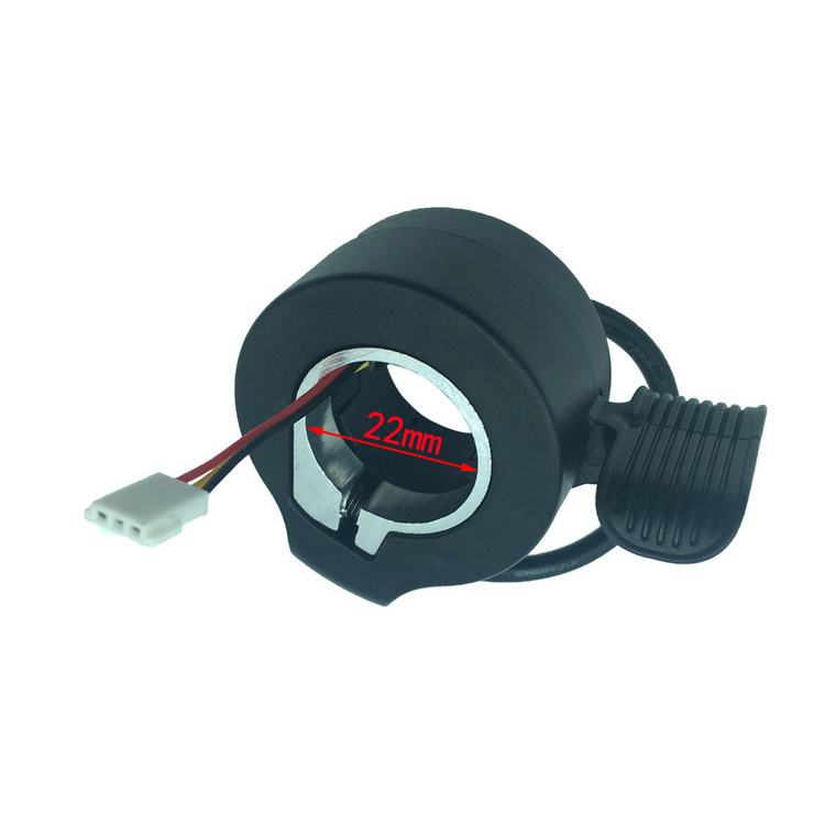 Scooter universal dedo pulgar acelerador freno mango dedo acelerador válvula izquierda y derecha dedo dial multi-color opcional