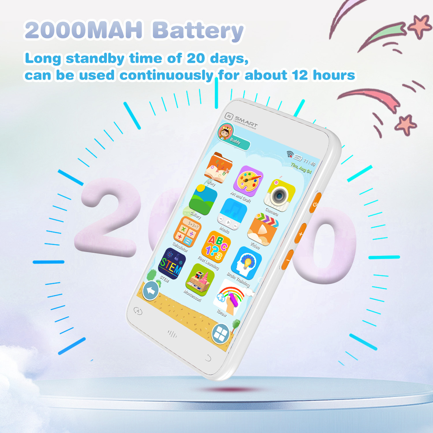 Selección estricta de comercio exterior transfronterizo niños teléfonos móviles video de alta definición fotografía cámara de niños comercio exterior juegos de educación temprana juguetes de rompecabezas