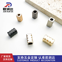 锌合金现货金属四方吊钟五金通孔内径4绳头卡扣卫衣裤帽绳止滑扣