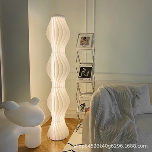 Internet Celebrity Grass Skirt Floor Lamp Living Room Sofa Atmosphere Lamp Bedroom Atmosphere Lamp Light Luxury Vertical Table Lamp Decorative Lamp