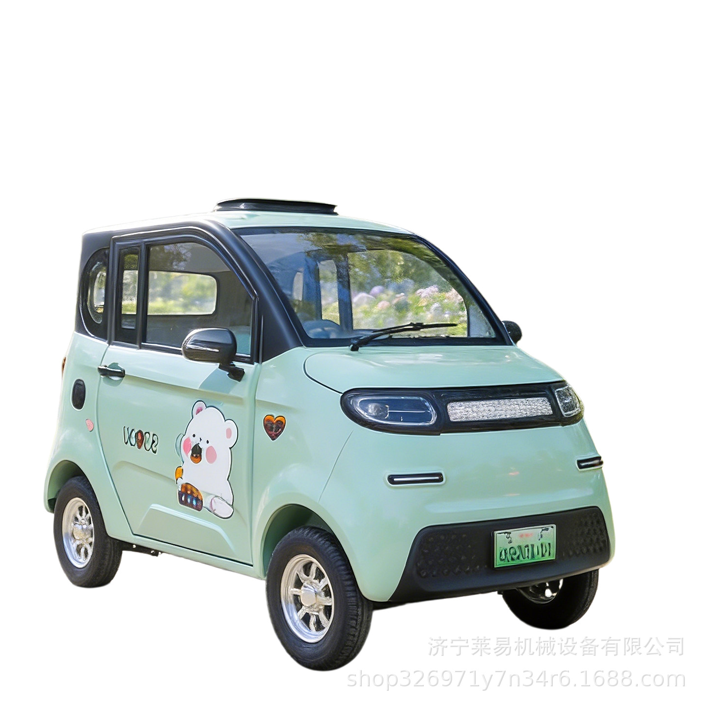 2026 nuevo 1000w de cuatro ruedas, scooter doméstico pequeño viejo Le litio eléctrico vehículo eléctrico de baja velocidad totalmente cerrado image 6
