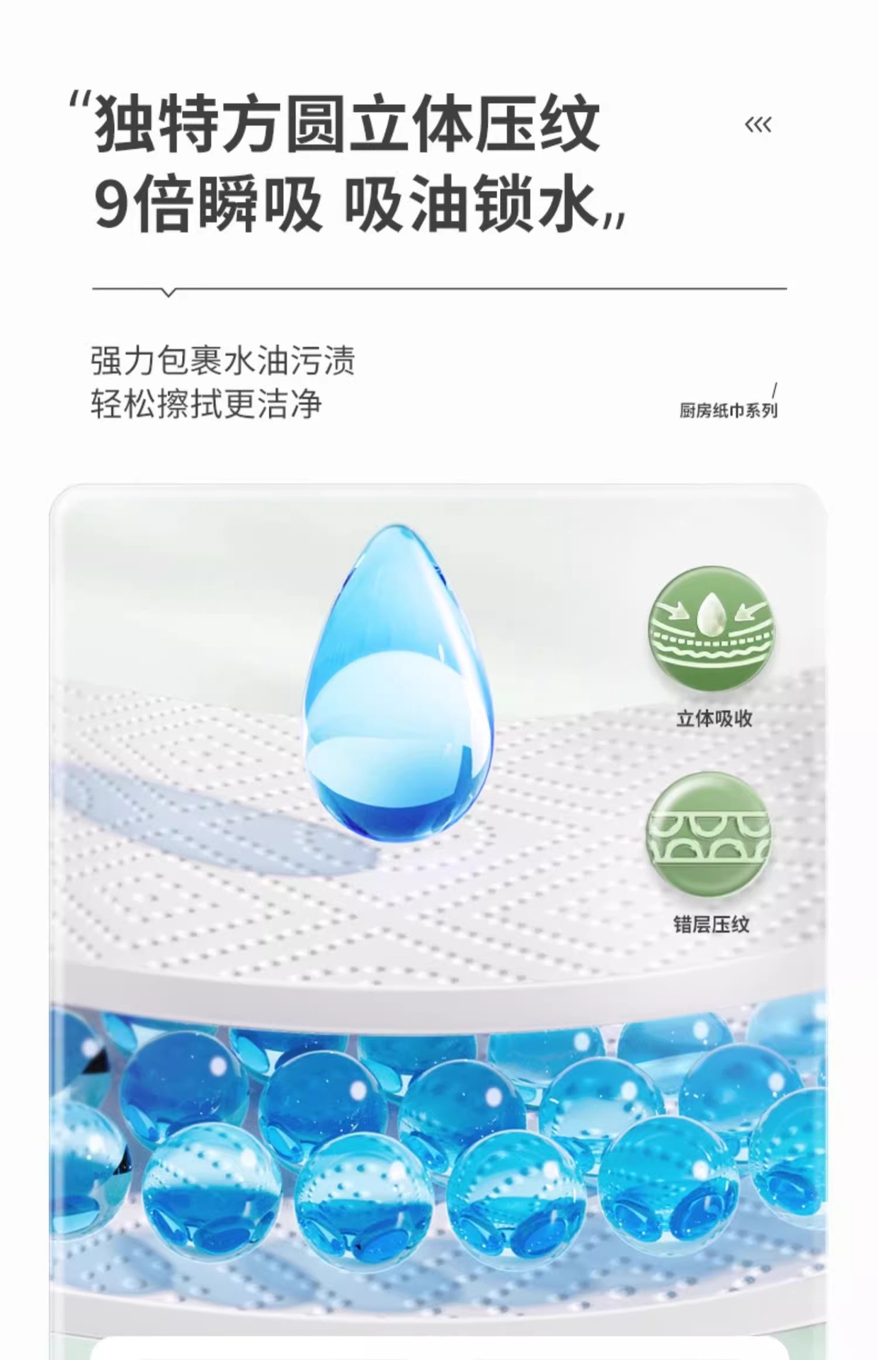 Kalpten Kalbeli Küchenpapierrolle 2 Rollen/Geprägte Haustyp-Öl- und Wassersaugfähiges Papiertücher Großrolle Küchen-Speziallieferung Offizielle Website