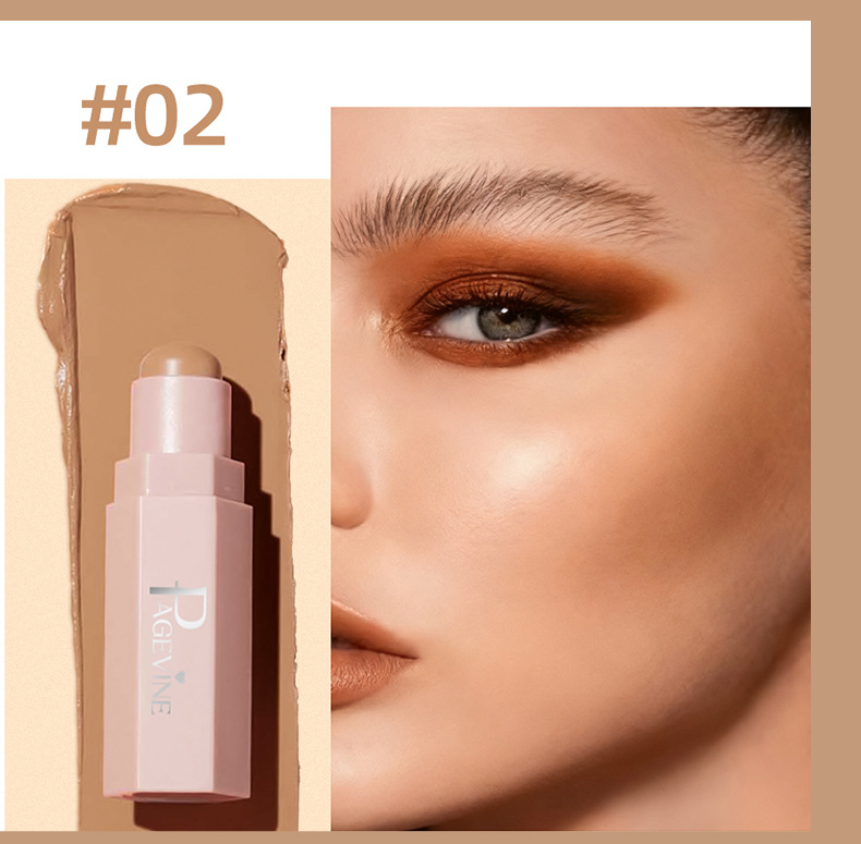 Meilleure vente transfrontalière PAGE VINE Stick contour mat doux et polyvalent 7,1 g Pour un contouring naturel_voghion.com
