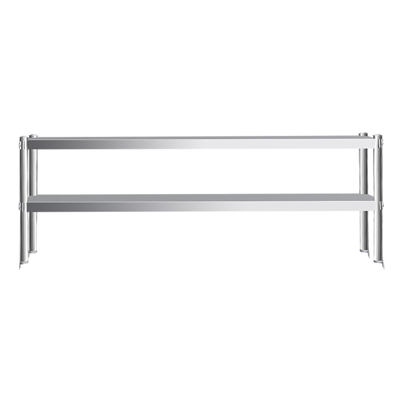 Estante de acero inoxidable de mesa de trabajo de mesa de operación de estante superior congelador de mesa de té de leche estante de cocina multicapa estante image 6