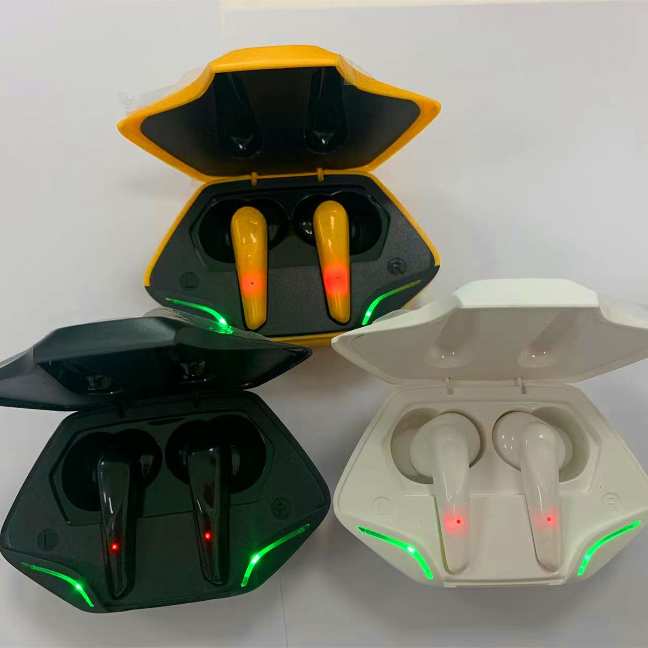 Juegos de deportes electrónicos G11X15 366 5220 Juegos YX-01 Auriculares Bluetooth Touch Bluetooth 5.2 Tocón para los oídos