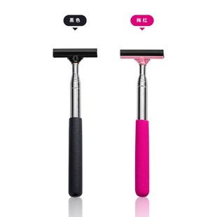 Car Rearview Mirror Wiper Stainless Steel Telescopic Wiper Car Window Glass Wiper Defogging Car Cleaning Tool