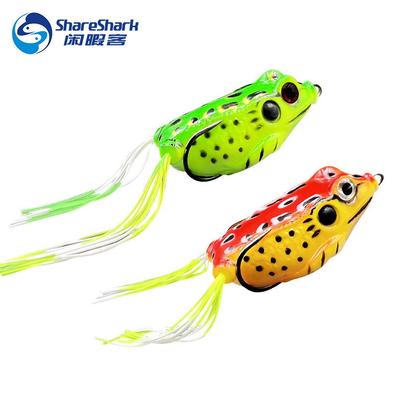 Venta al por mayor 16G Rana trueno negro huevo Rana cebo artificial Luya cebo falso cebo de pescado negro cebo