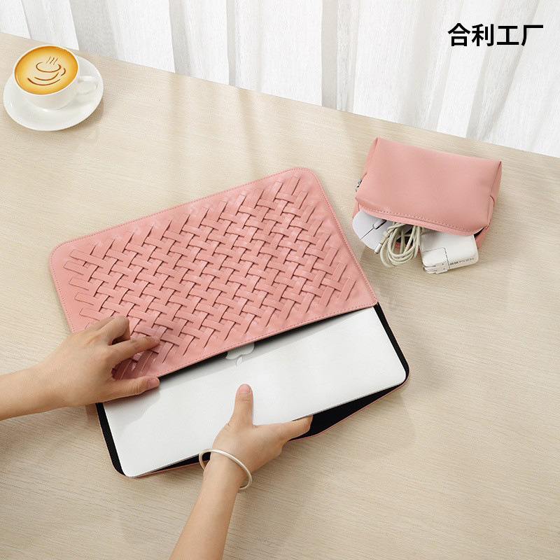 Microfiber Braided Horizontal MacBook Pro 14-inch Sleeve Bag for Apple Notebook Lenovo Small New air13