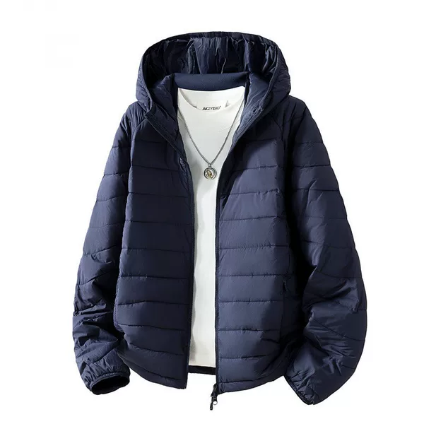 Cross-border group purchase lightweight hooded cotton jacket for autumn and winter outdoor warmth, unisex short sports cotton coat