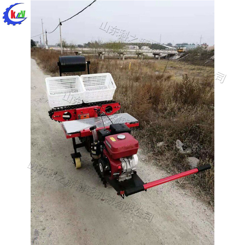 双行内蒙古大葱移栽器 乘坐式东北葱苗栽种机 马力大葱种植机