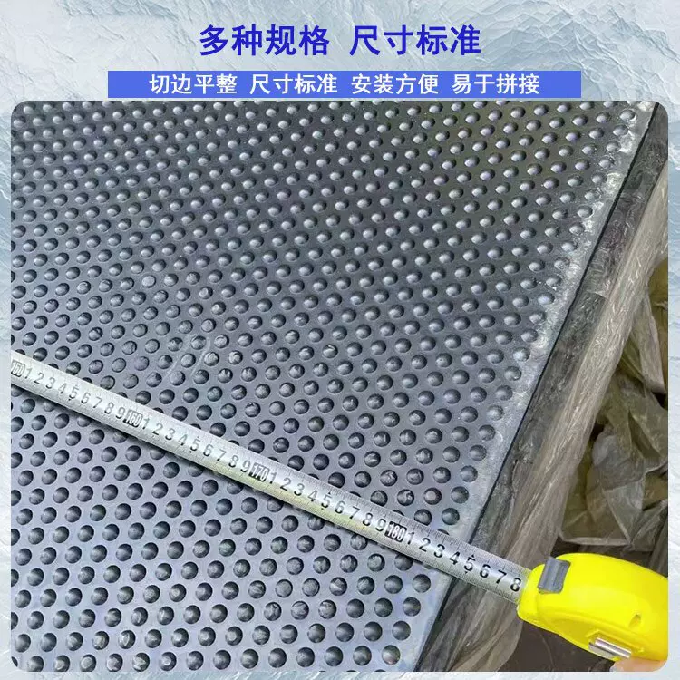 防滑圆点橡胶垫黑色马房畜牧垫牛棚垫加厚橡胶牛圈垫耐磨抗压胶板