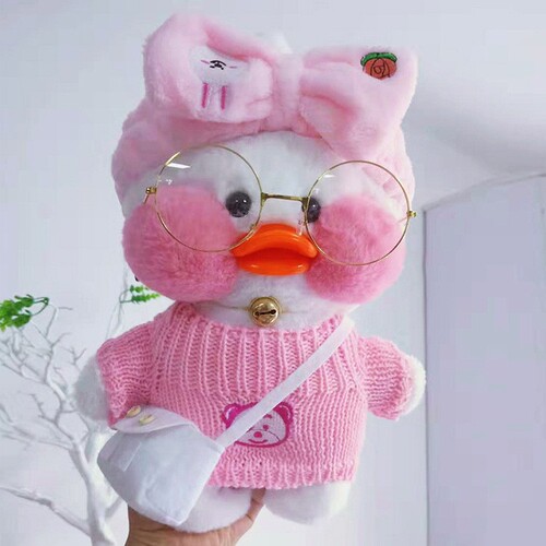 Internet celebrity girl heart little yellow duck doll ins plush toy hyaluronic acid duck doll birthday gift female doll