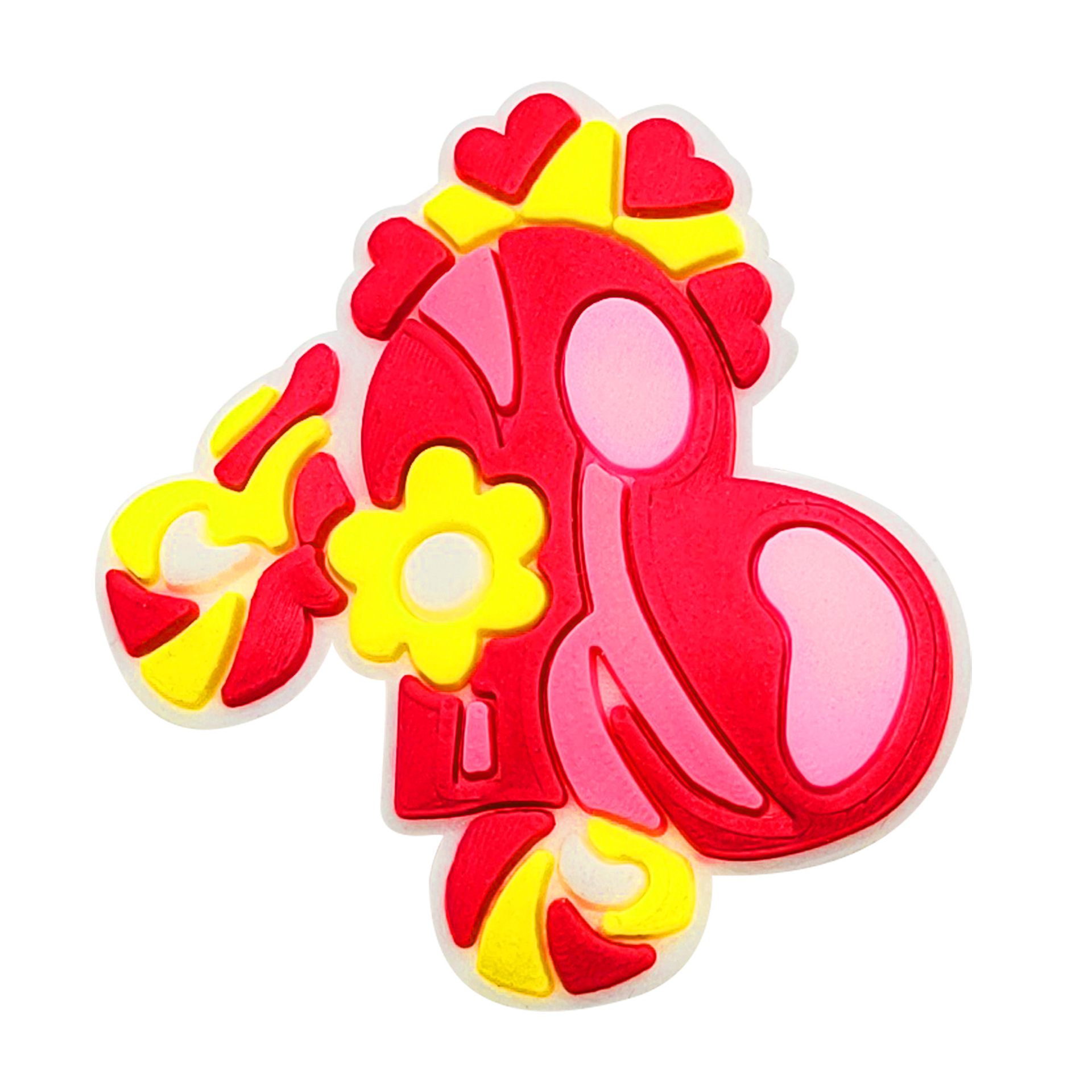 Amor y paz Rosa chica cueva zapatos flor extraíble jardín zapato hebilla DIY zapatos accesorios decoración del partido