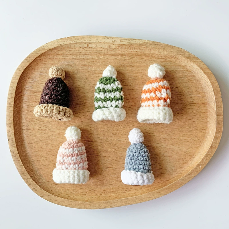 Small Christmas woolen hat, plush doll, decorations, DIY decoration