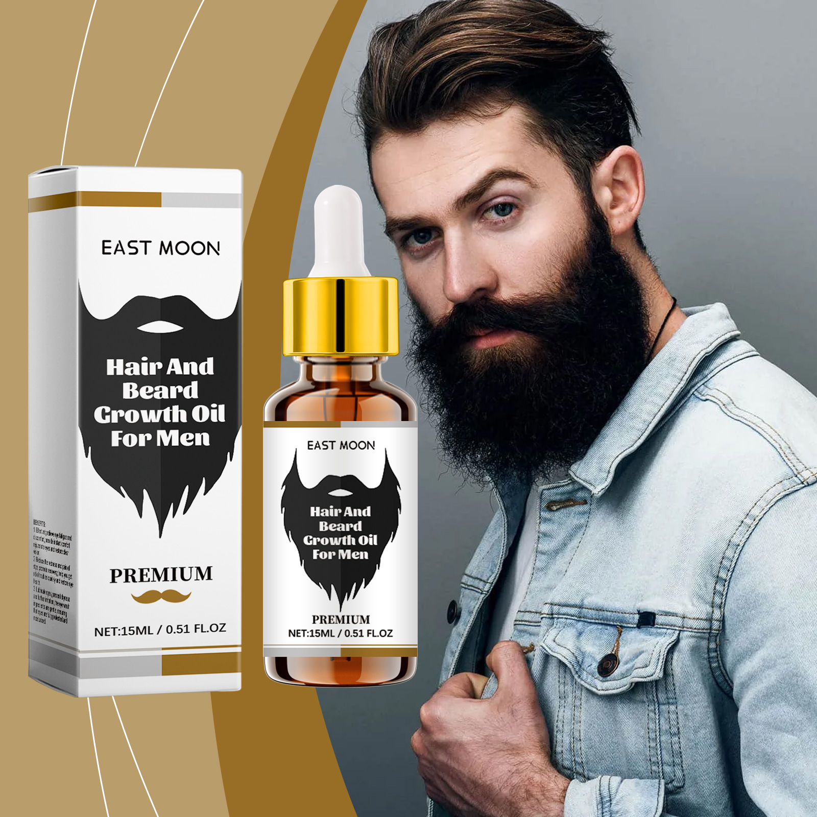 EAST MOON Hair Hair Nursing Anti -Haoded Male Haald Care Blurred…