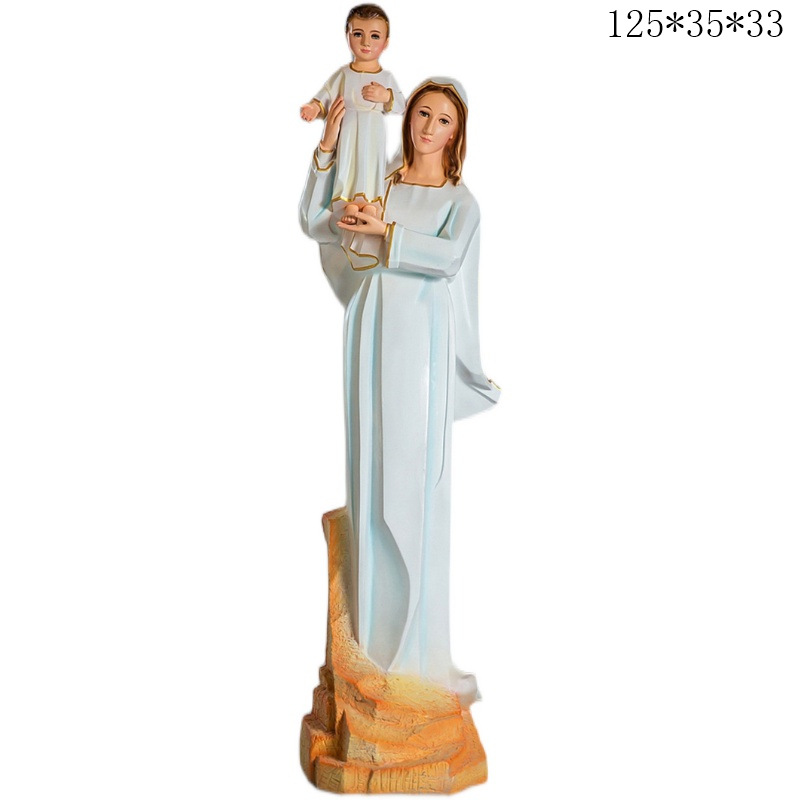 Posta gratuita 120cm decoración de estatuas de la familia de la decoración de regalos de la sala de estar