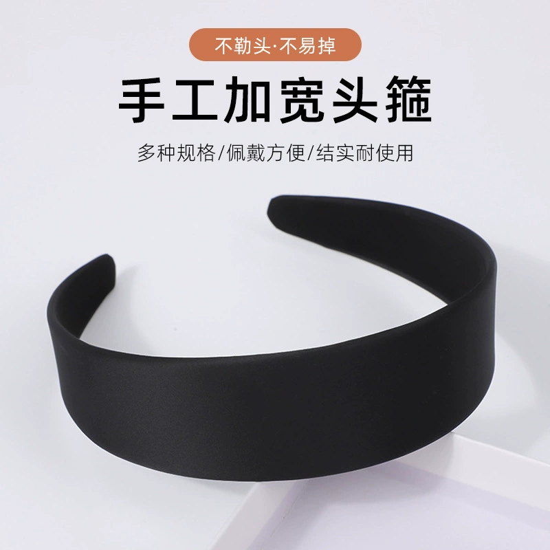 Ручная ручная обруча пластиковые обручи черные пластиковые обмотки для волос