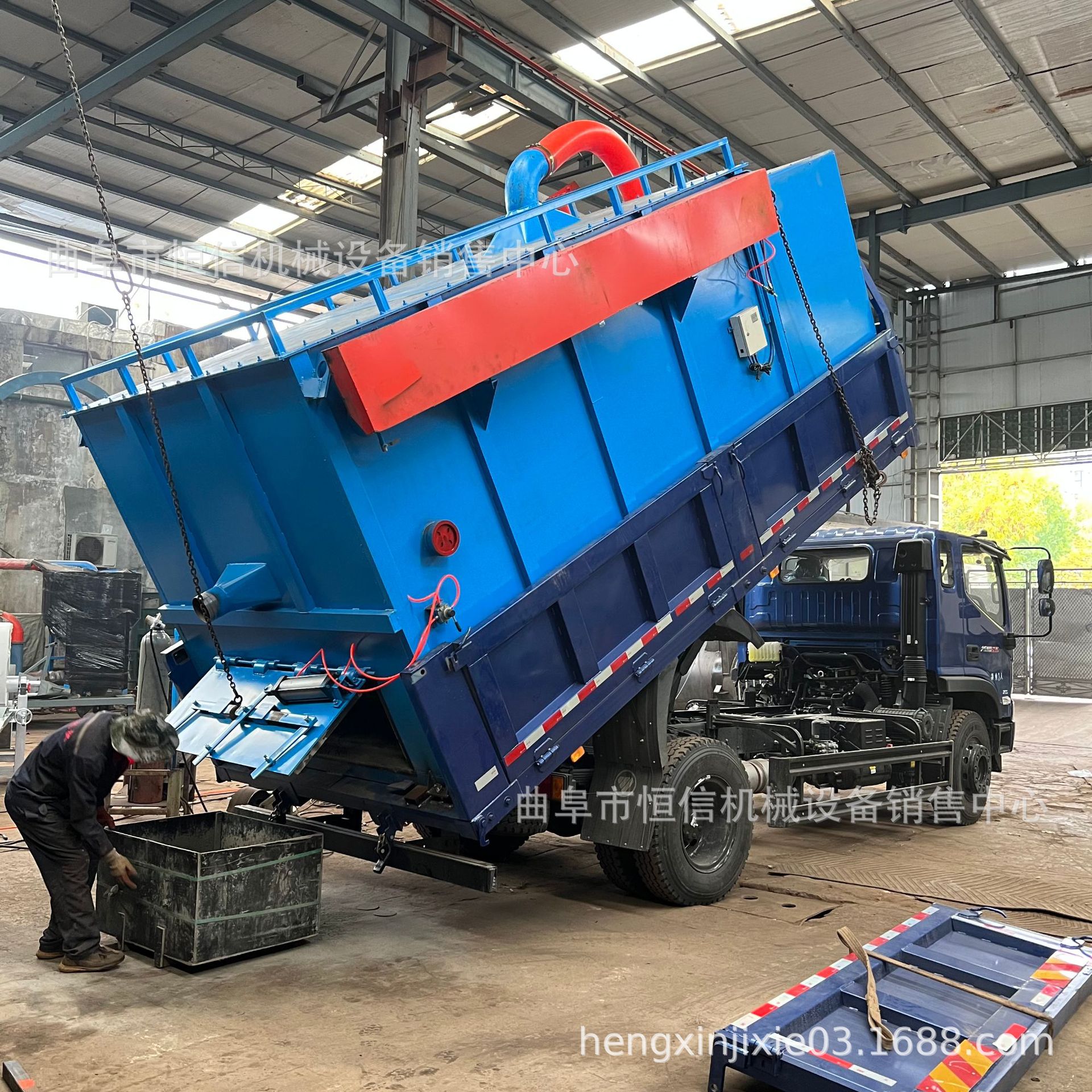 100m输送距离电厂烟道检修锅炉灰移动式吸灰车 粉煤灰气力抽灰机