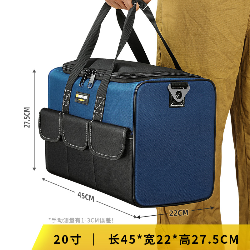 Kit de herramientas especial para electricistas de Changshengke, lona resistente al desgaste gruesa y multifuncional bolsa de herramientas de almacenamiento de hardware