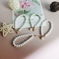 DIY стекло имитация жемчуга маленькая короткая цепочка сумка жемчужная цепочка аксессуары меховой шар Чехол для мобильного телефона брелок кулон оптовая продажа