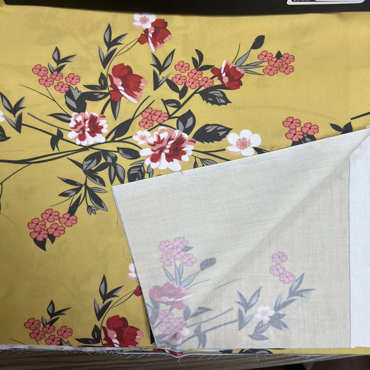 涤棉布全涤印花里布面料箱包服装内衬平纹裤装兜布腰里包边口袋布