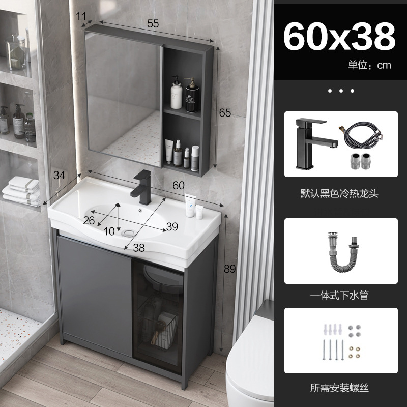 Puerta de vidrio tipo piso espacio gabinete de baño de aluminio balcón gabinete lavabo vertical pequeño tipo lavabo piscina