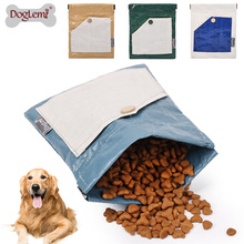 跨境狗狗便携外出零食收纳袋外出遛狗可腰挂大容量猫狗粮袋狗粮包