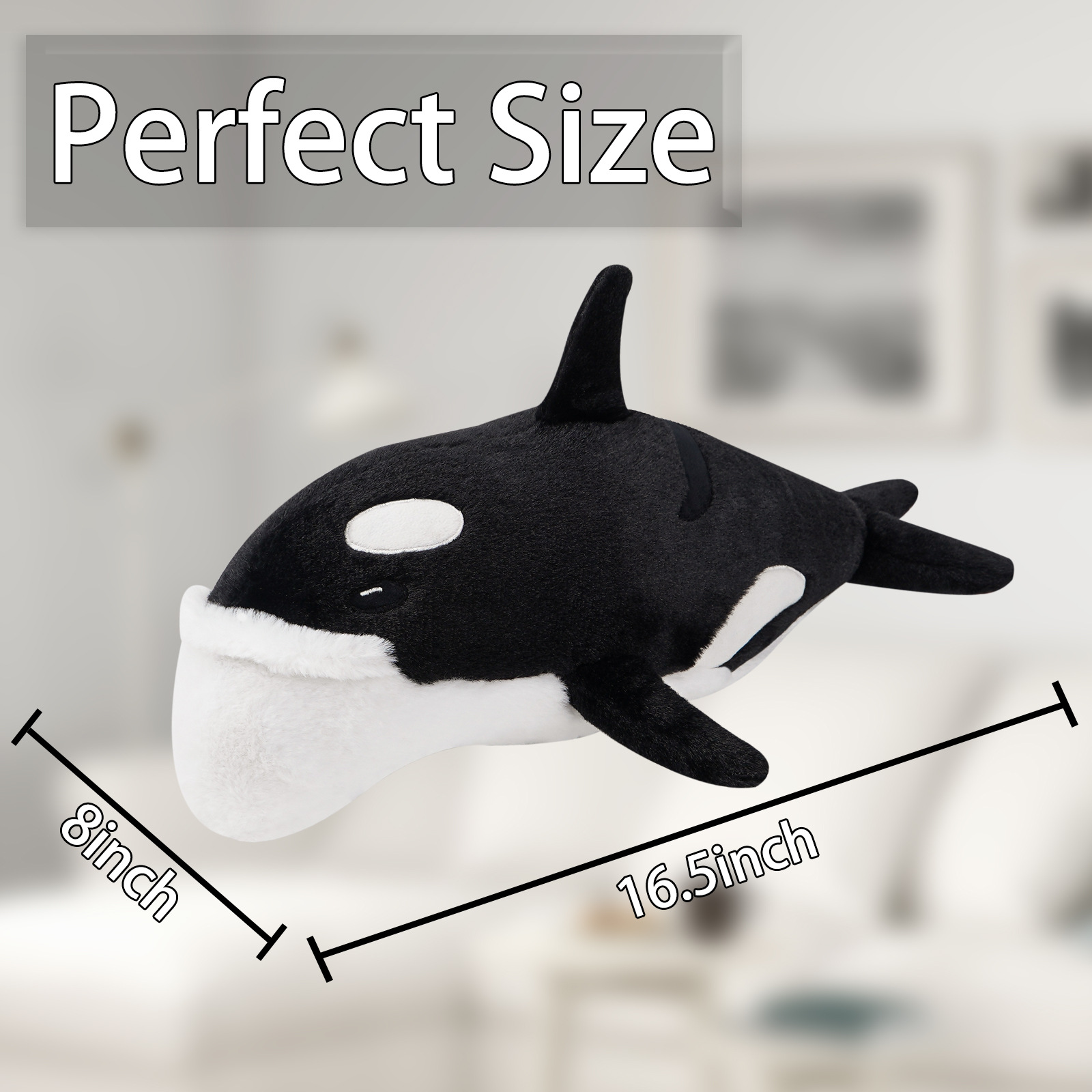 Nuevos productos transfronterizos creativos ballena con almohada de núcleo lindo extraño almohada de vacaciones sofá en el hogar almohada adornos