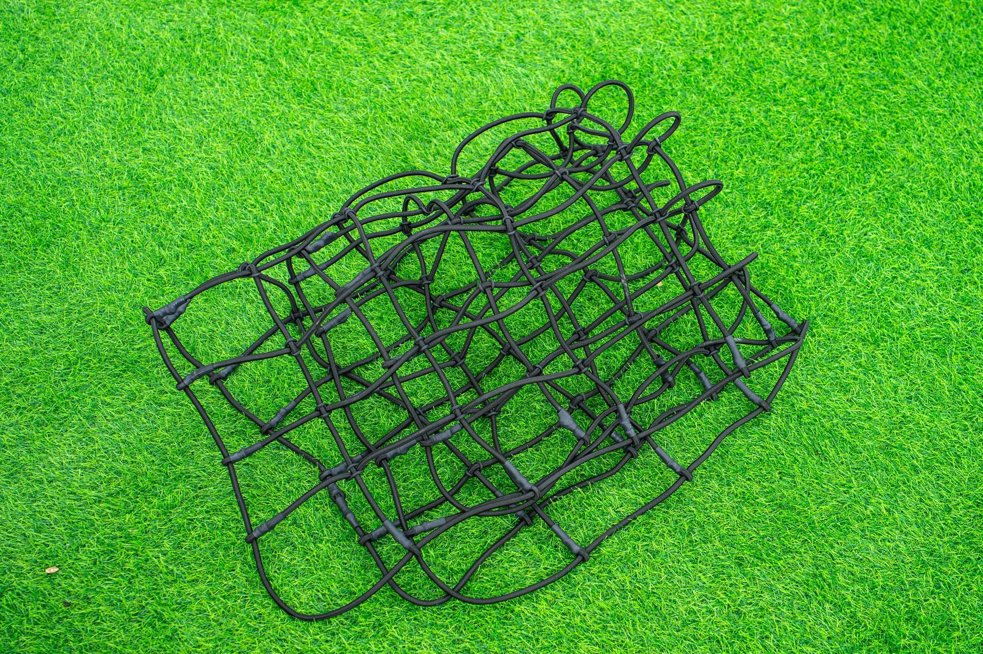 High-elasticity rope roof luggage net, vehicle-mounted fixed net bag, SUV luggage rack binding rope net