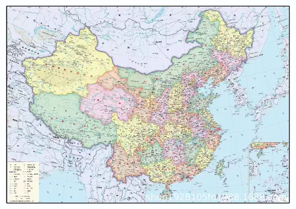 28 Карта Китая