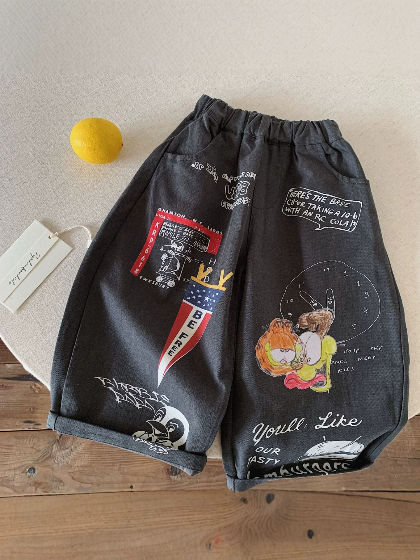 Children's autumn casual trousers for men and women