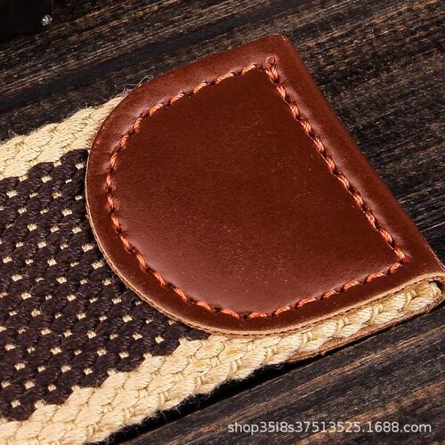 Men's Canvas Belt with Smooth Buckle Automatic Belt, Simple Korean Version, Personality Trendy Youth Student, Extended Pant Belt