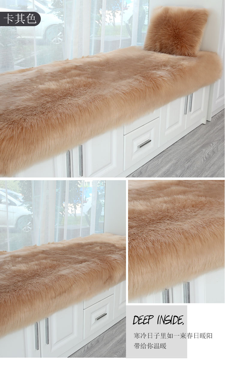 New Chinese Style Red Large Oversized Chair Cushion Imitation Cashmere Door Mat Living Room Decoration High-End Blue Opening Foot Carpet