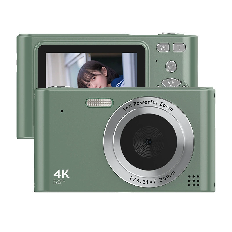 Новая цифровая CCD камера, студенческая цифровая камера 4K, можно перенести на мобильный телефон, стильная ретро-камера, для путешествий и влогов