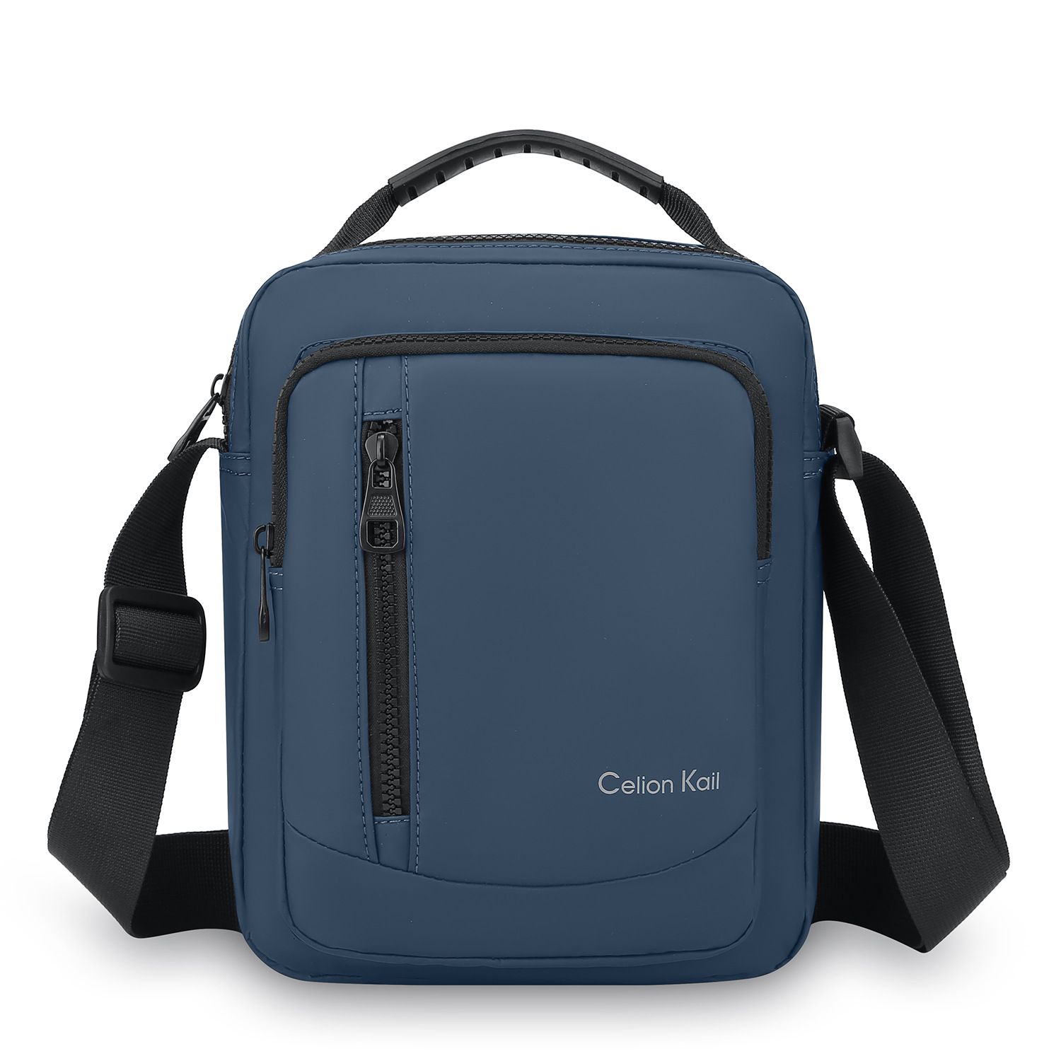 Bolso pequeño para hombre 2025 nuevo bandolera de un solo hombro mini pequeña cremallera multicapa casual moda todo fósforo pequeño bolso de hombro