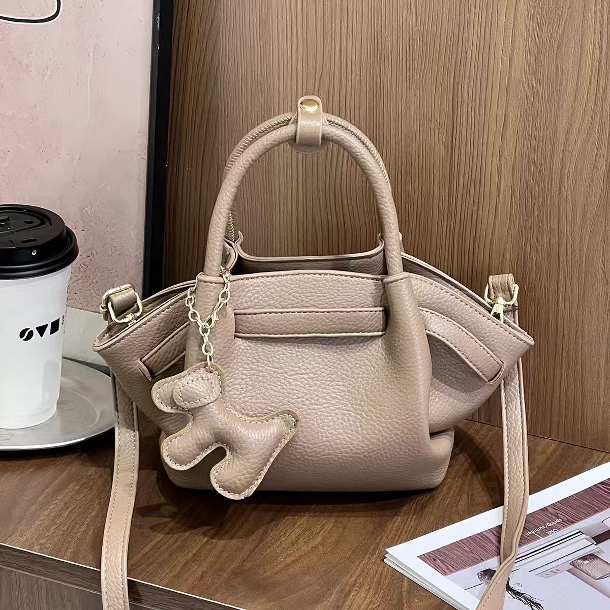 Bolso de mano simple de color sólido, bolso de moda, bolso de bolsillo, bolso de hombro, bolso de mochila, bolsas transfronterizas