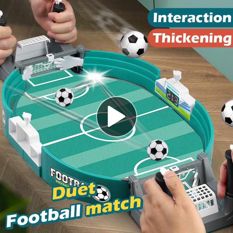 Amazon transfronteriza Venta caliente mesa de batalla de fútbol mesa doble batalla juego de escritorio interactivo juguetes para padres e hijos