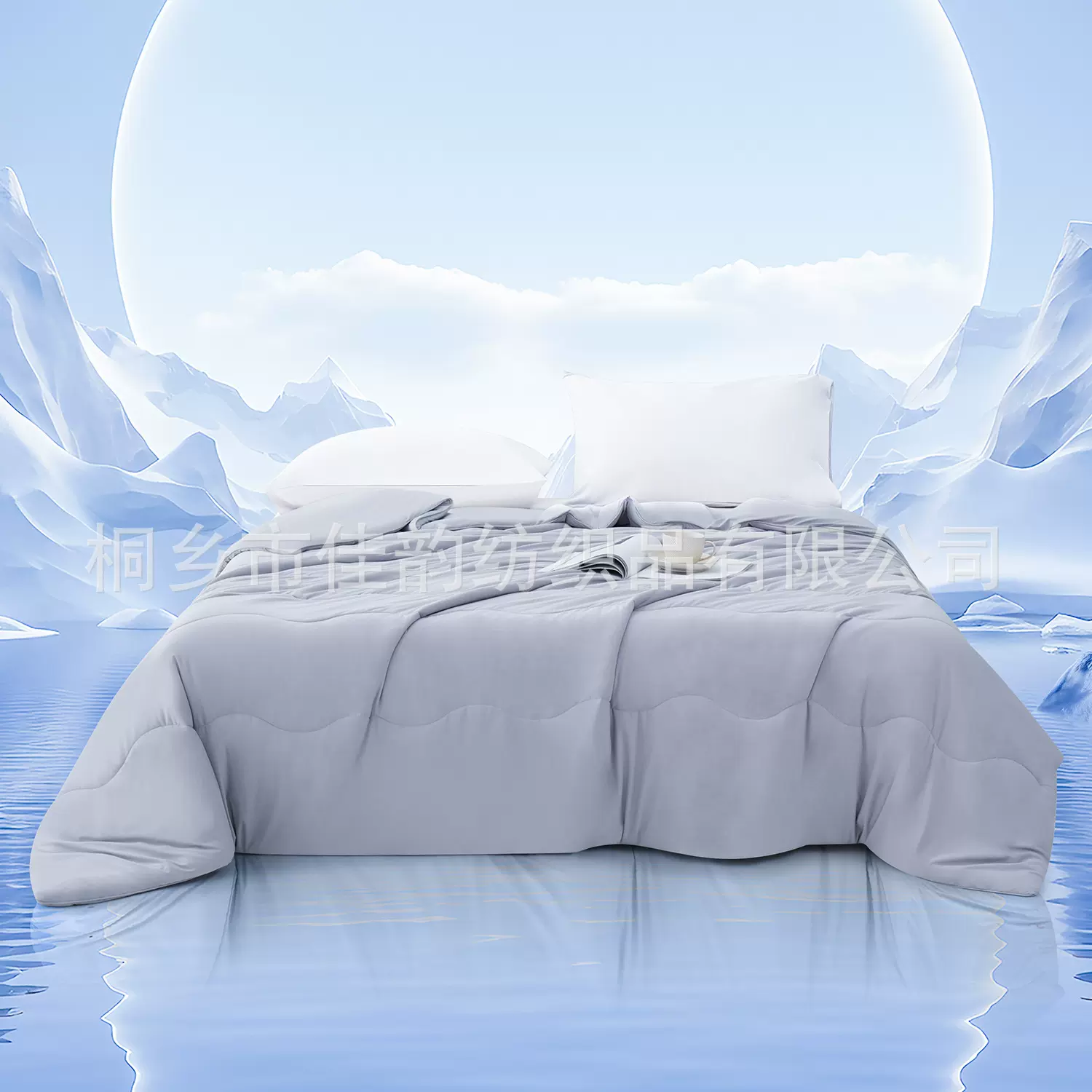 2024新款A类凉感抗菌空调被冰丝夏凉被可机洗单双人薄款被子夏季