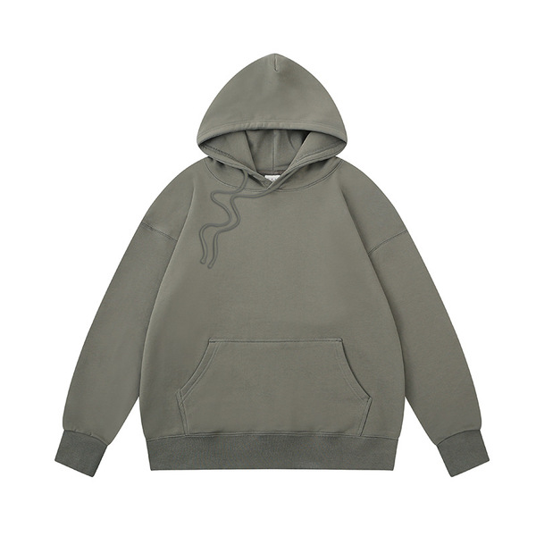 retro cotton sweatshirt with hood