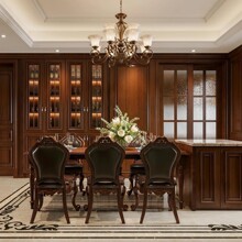 新中式全屋定制衣柜实木别墅衣帽间整体现代轻奢衣橱定制柜工厂