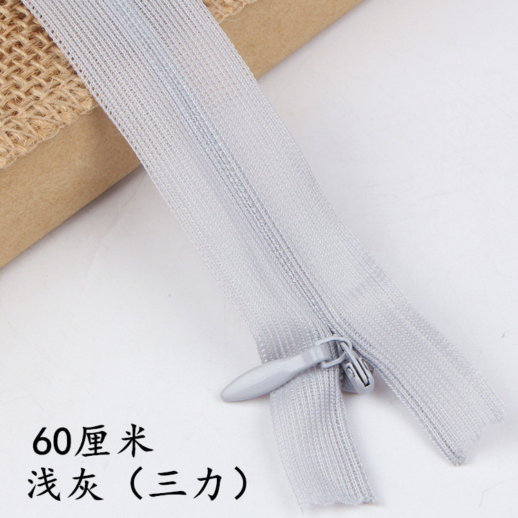 三力牌40/60センチ目に見えないジッパーの長いジッパーの暗いジッパーの服装のジッパーのクッションのジッパーのメーカーの卸売り|undefined