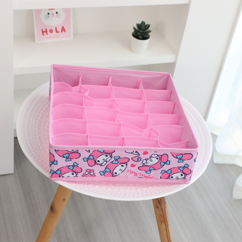 少女心クロミプリント下着靴下分類収納ケース漫画布芸防掻花アクセサリー分類整理|undefined