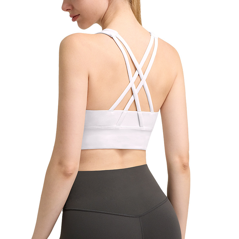ropa interior deportiva de alta resistencia a prueba de choques para mujeres, ropas de ejercicio, baile, bra, chaleco de yoga