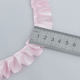 2.5cm solid color unilateral polyester pleated lace accessories handmade bag doll DIY craft lace jewelry