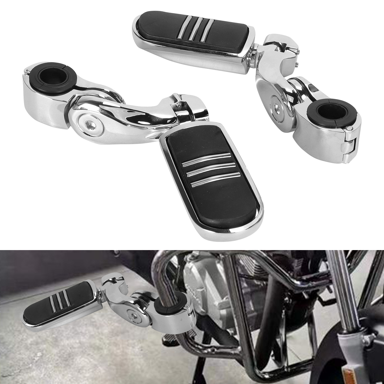 Motorcycle Accessories Suitable for Harley, Grand Glide, Road King Modified Bumper Footrest Bracket