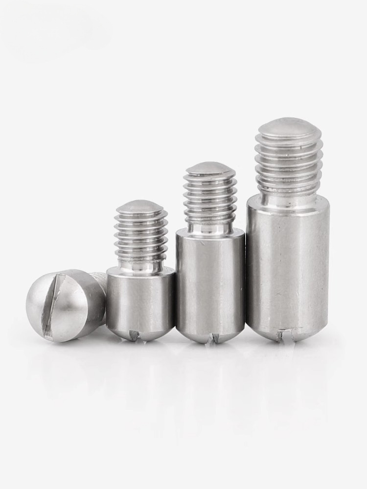 304不锈钢一字开槽无头螺钉GB831定位销圆柱销轴位台阶螺丝螺栓