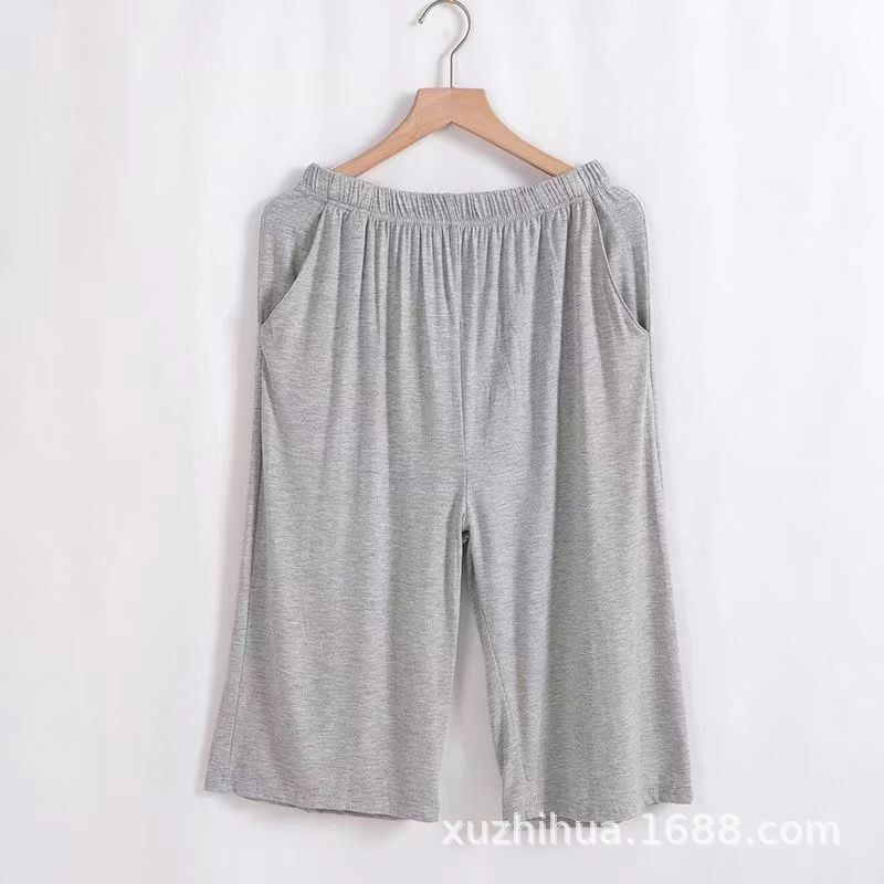 Ordinary Male Capris Men's Home Pants Home Pants Casual and Simple Ordinary Male Capris Men's Home Pants Home Pants Casual and Simple